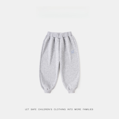 加厚絨兒童秋冬休閒褲