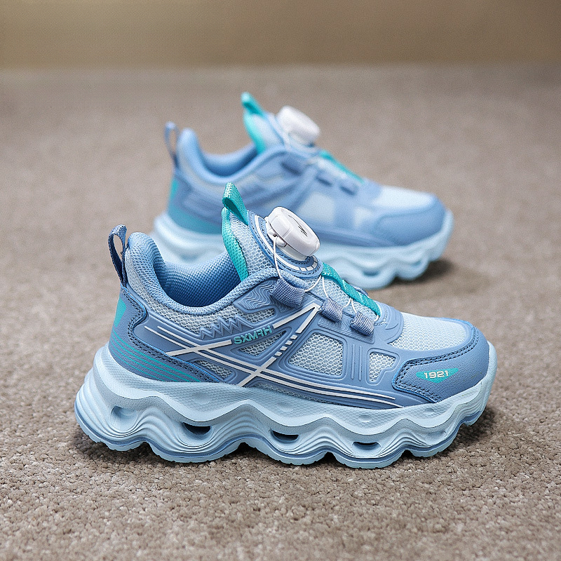 兒童新款雙網運動鞋