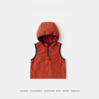 【三防】春季女童戶外連帽馬甲