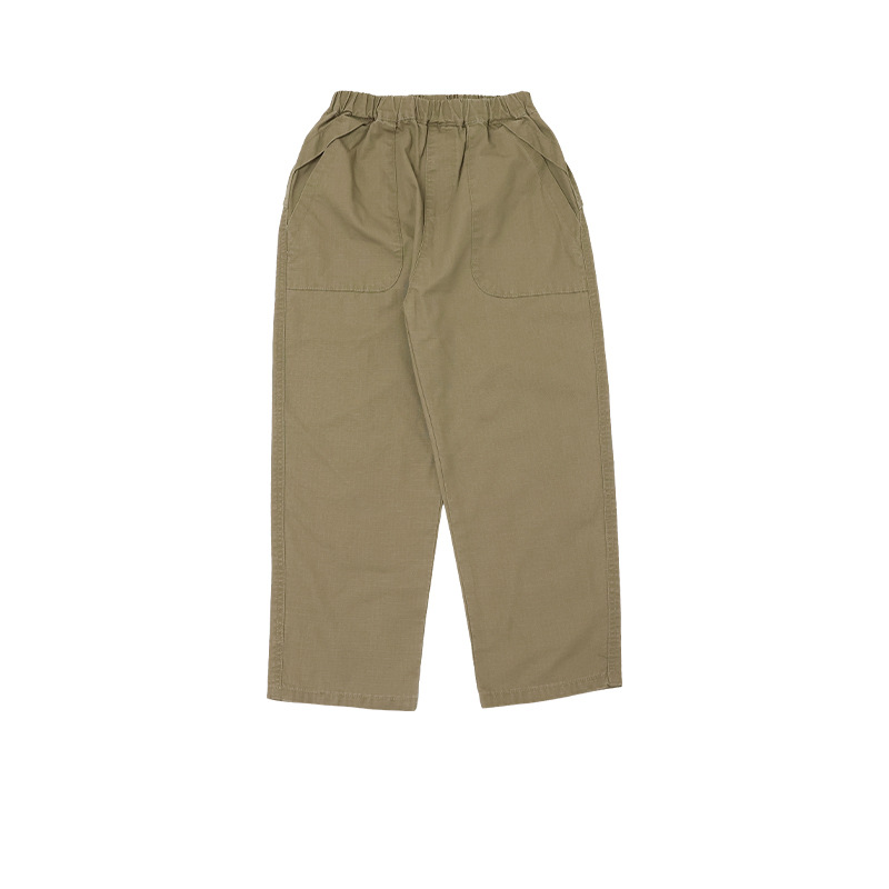 男童春季戶外防風直筒工裝運動長褲