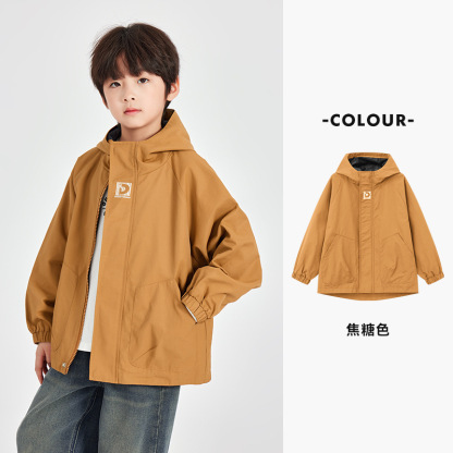 男童春秋款保暖登山服外套