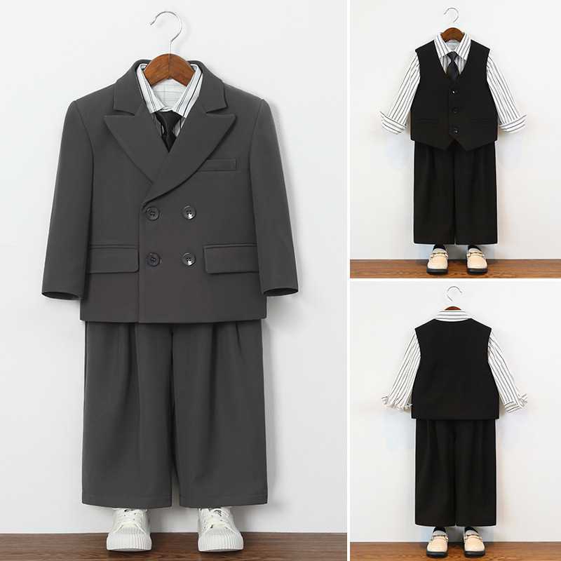 兒童春秋帥氣西服外套