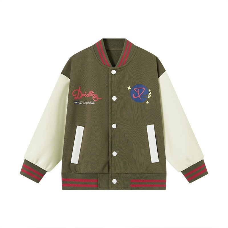 男童春秋款棒球服外套