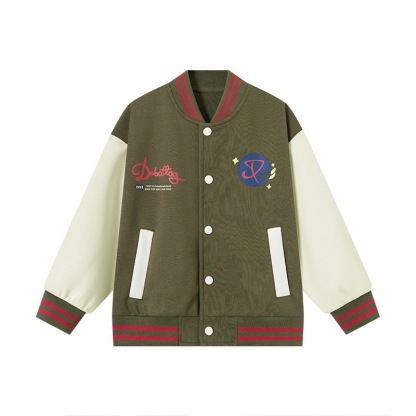 男童春秋款棒球服外套