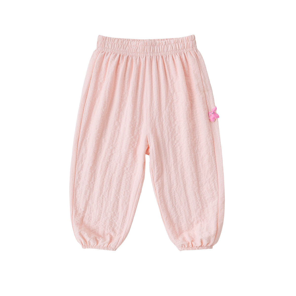 兒童純色夏季長褲