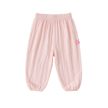 兒童純色夏季長褲