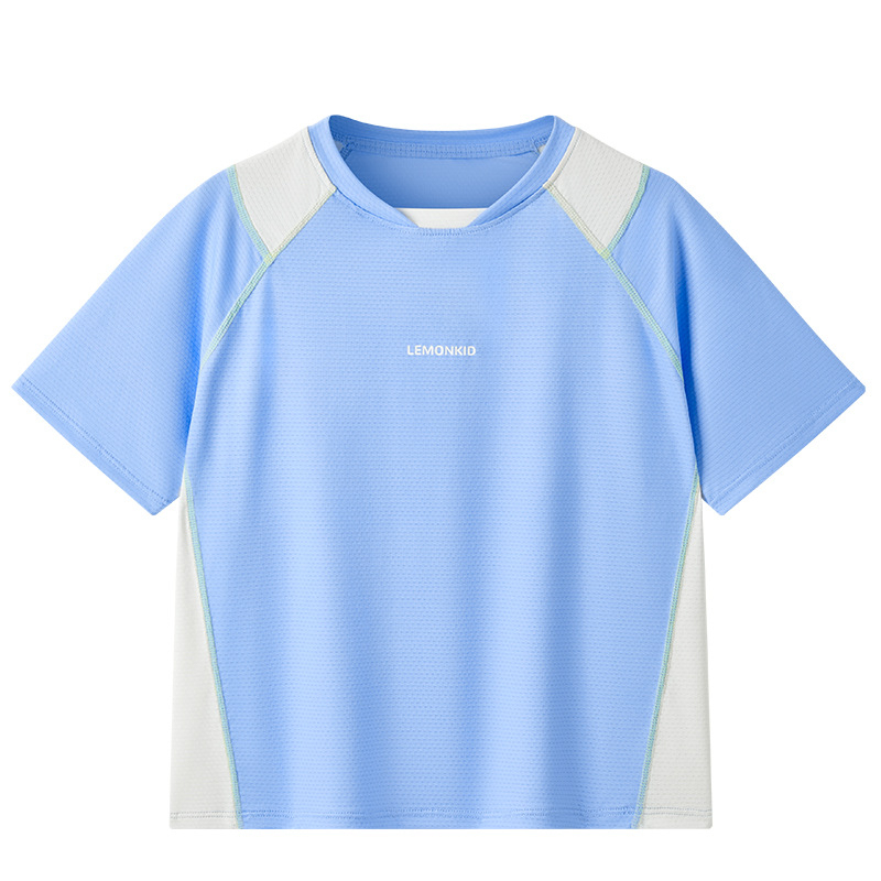 兒童夏季中大童速乾短袖防曬衣