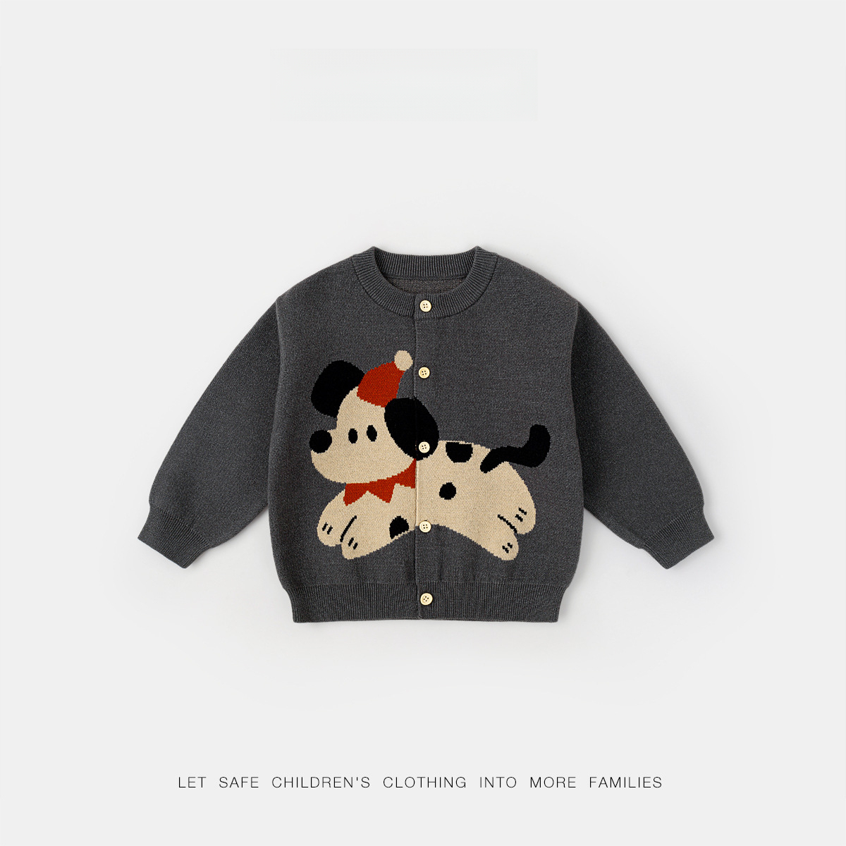 女童俏皮可愛針織毛衣