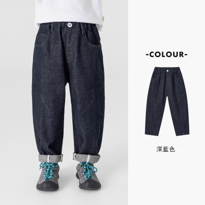 春秋季男童牛仔褲