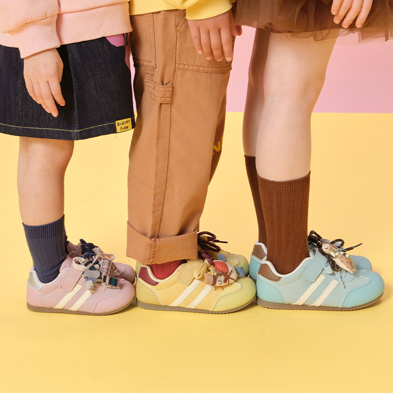 兒童春季萌趣阿甘鞋軟底運動鞋