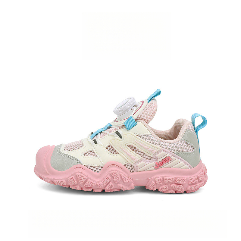 女童夏季輕便透氣防滑登山運動鞋