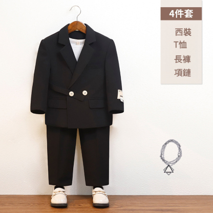 男童設計休閒小西服