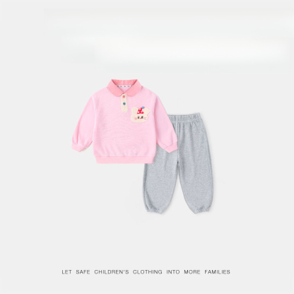 兒童萌趣小熊 衛衣褲子兩件套