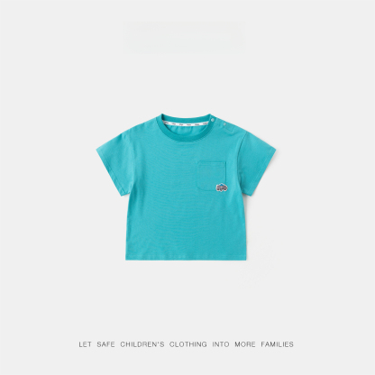 男童純棉夏季短袖T恤