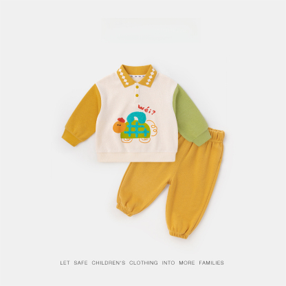 兒童POLO領秋季運動套裝