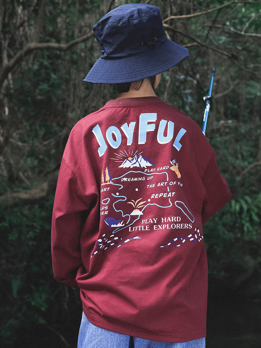 男童春季圓領純棉休閑長袖T恤打底衫