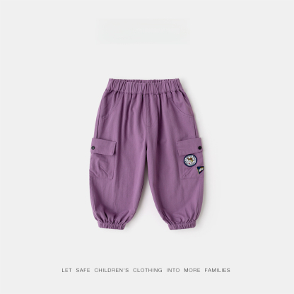 兒童工裝馬甲春季套裝