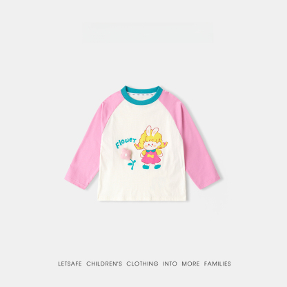 兒童7A抑菌長袖卡通T恤