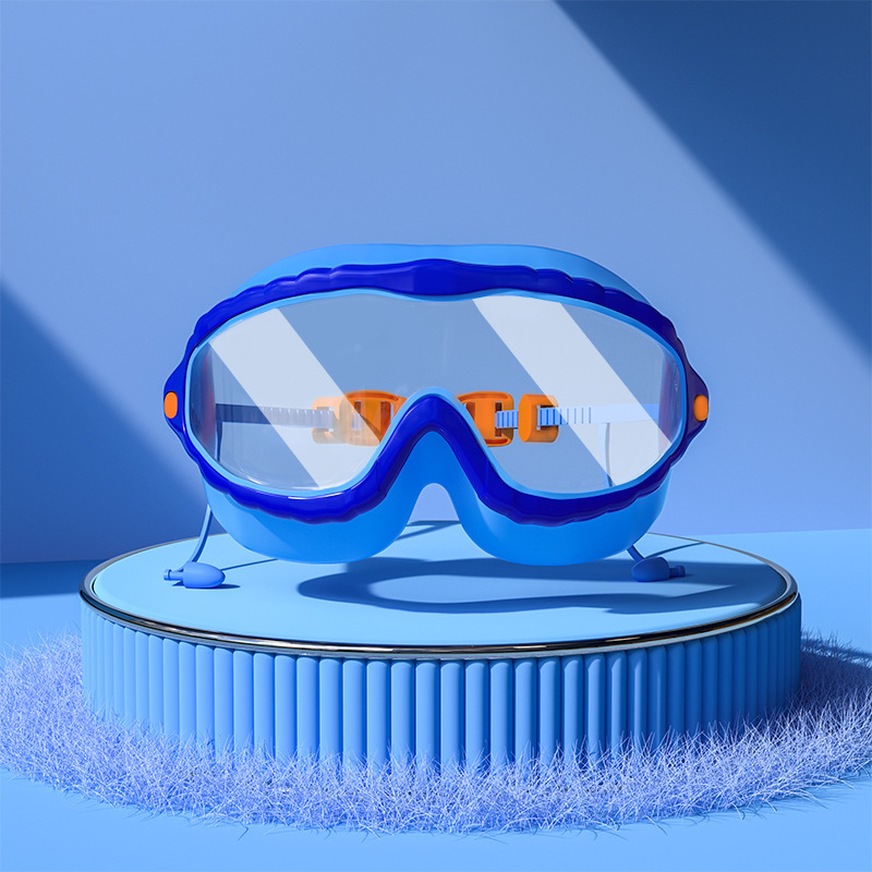 兒童防水防霧高清大框泳鏡