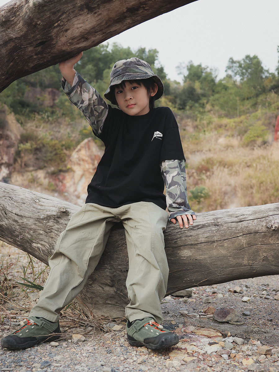 山系戶外兒童耐磨抗造休閒褲