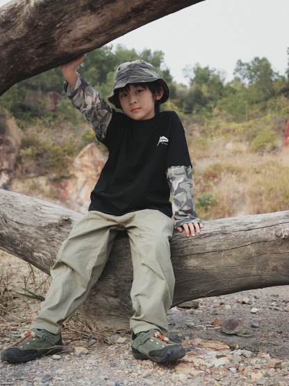 山系戶外兒童耐磨抗造休閒褲