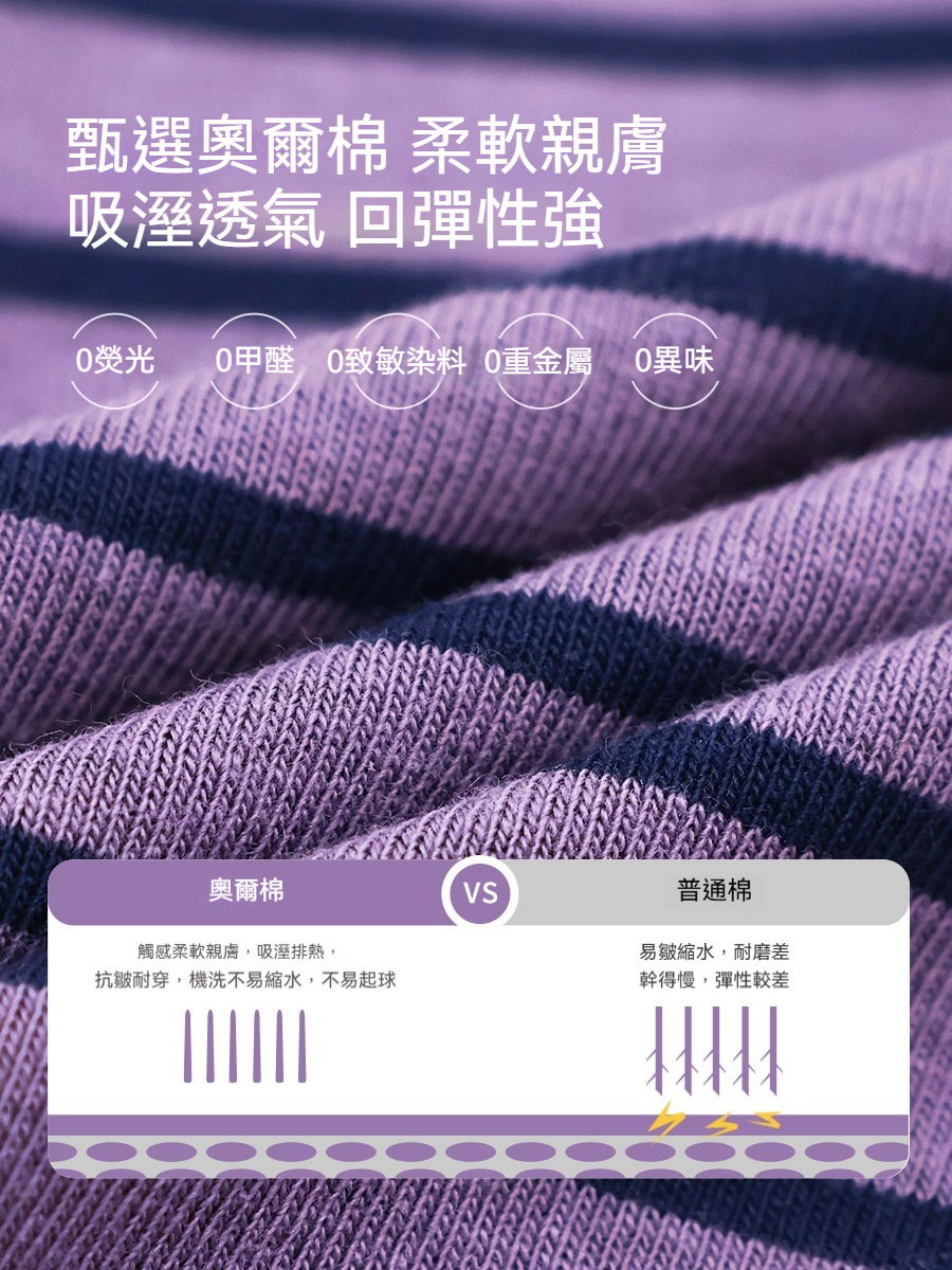 女童春季長袖撞色字母印花條紋長袖T恤