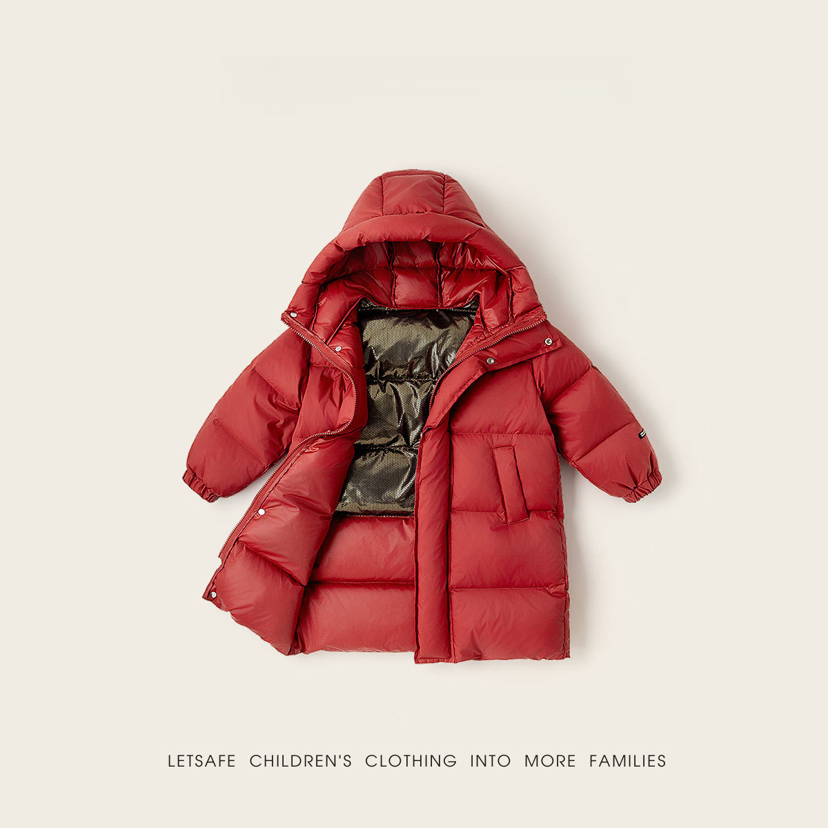 三防兒童冬季抗極寒羽絨服