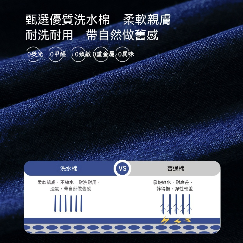 女童山系可拆卸貼布設計薄軟牛仔褲
