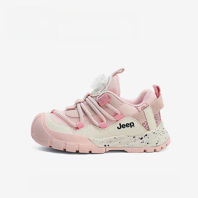 兒童秋季軟底防滑網面運動鞋