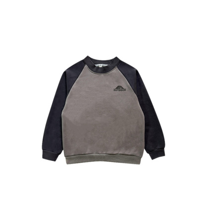 兒童冬季加絨露營帳篷印花衛衣