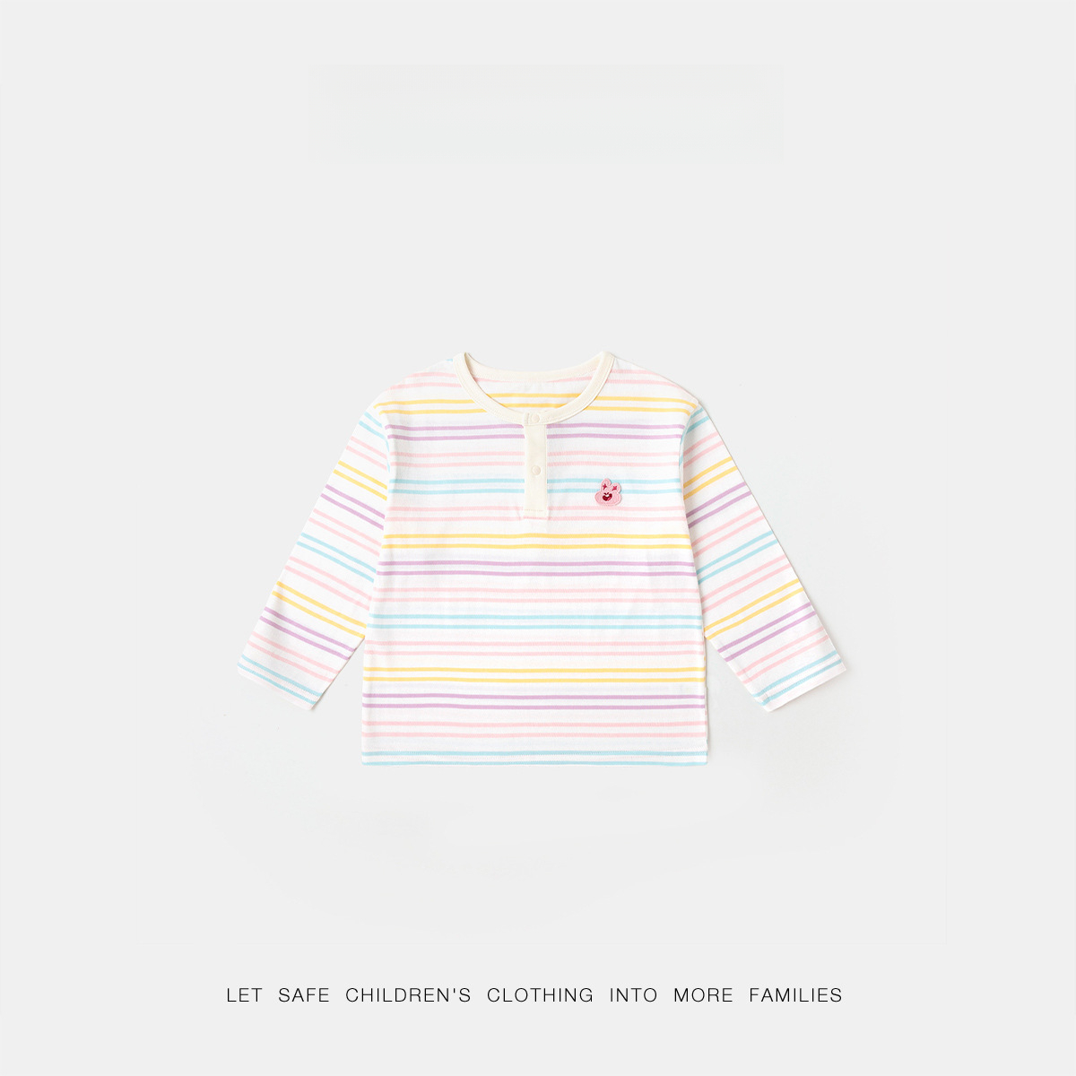 [100%全棉]春季兒童條紋長袖T恤