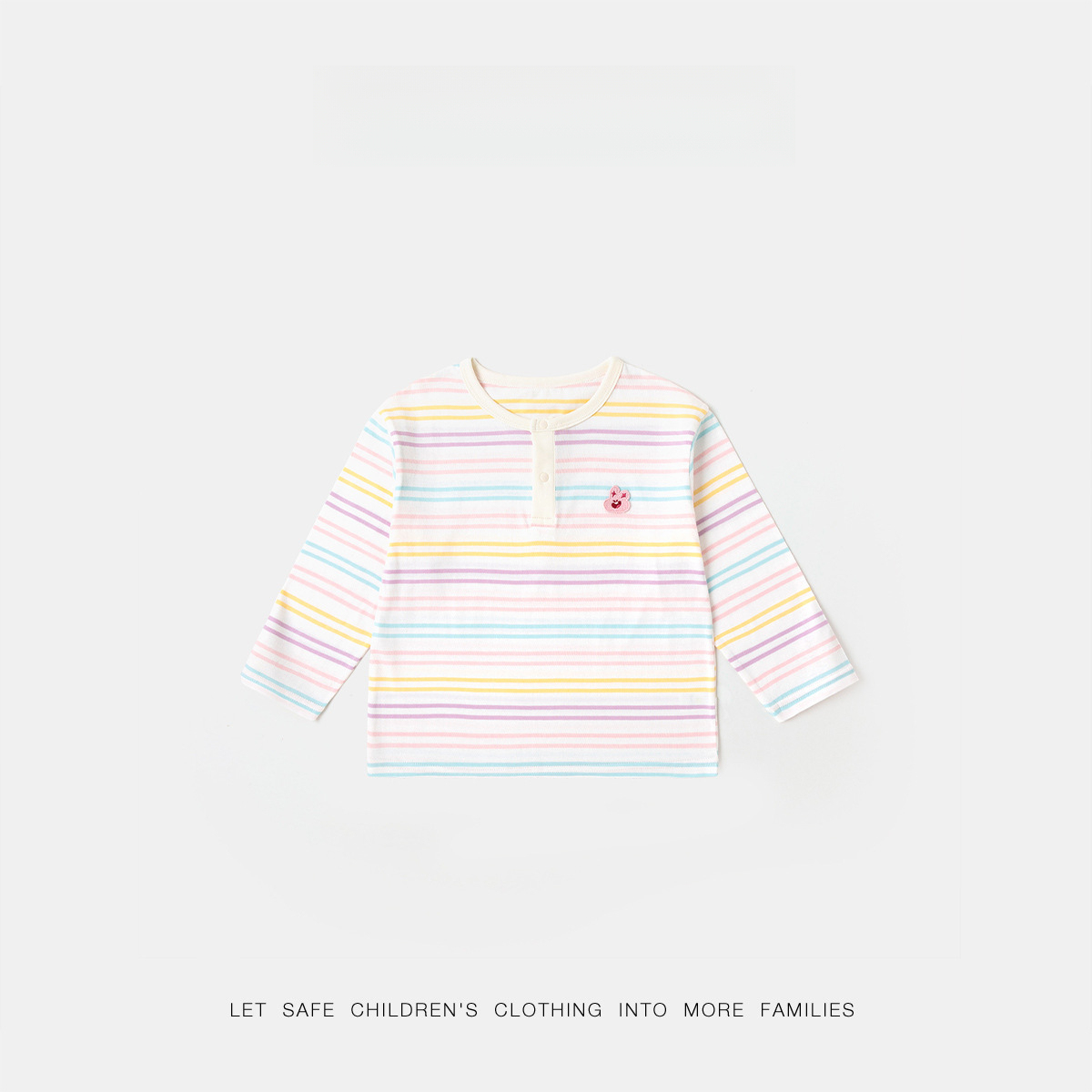 [100%全棉]春季兒童條紋長袖T恤