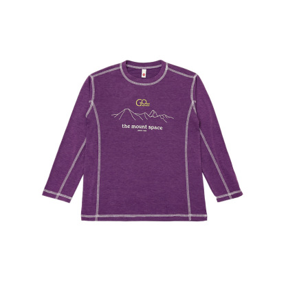 男童春季戶外明綫撞色速乾長袖T恤