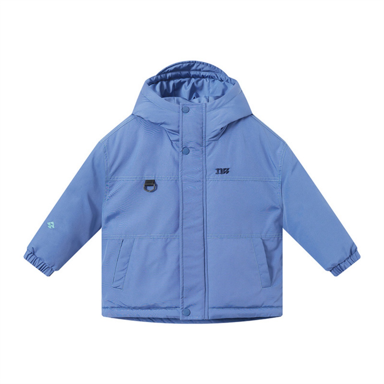 男童防潑水冬季撞色明顯棉服