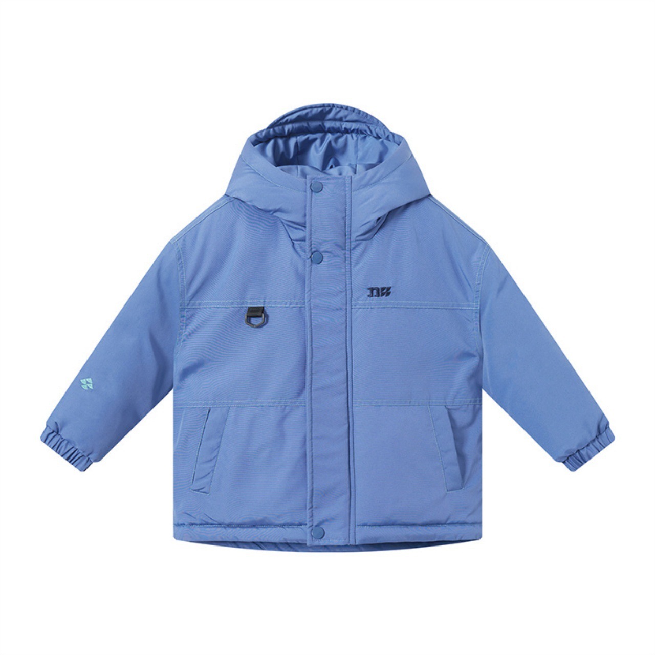 男童防潑水冬季撞色明顯棉服