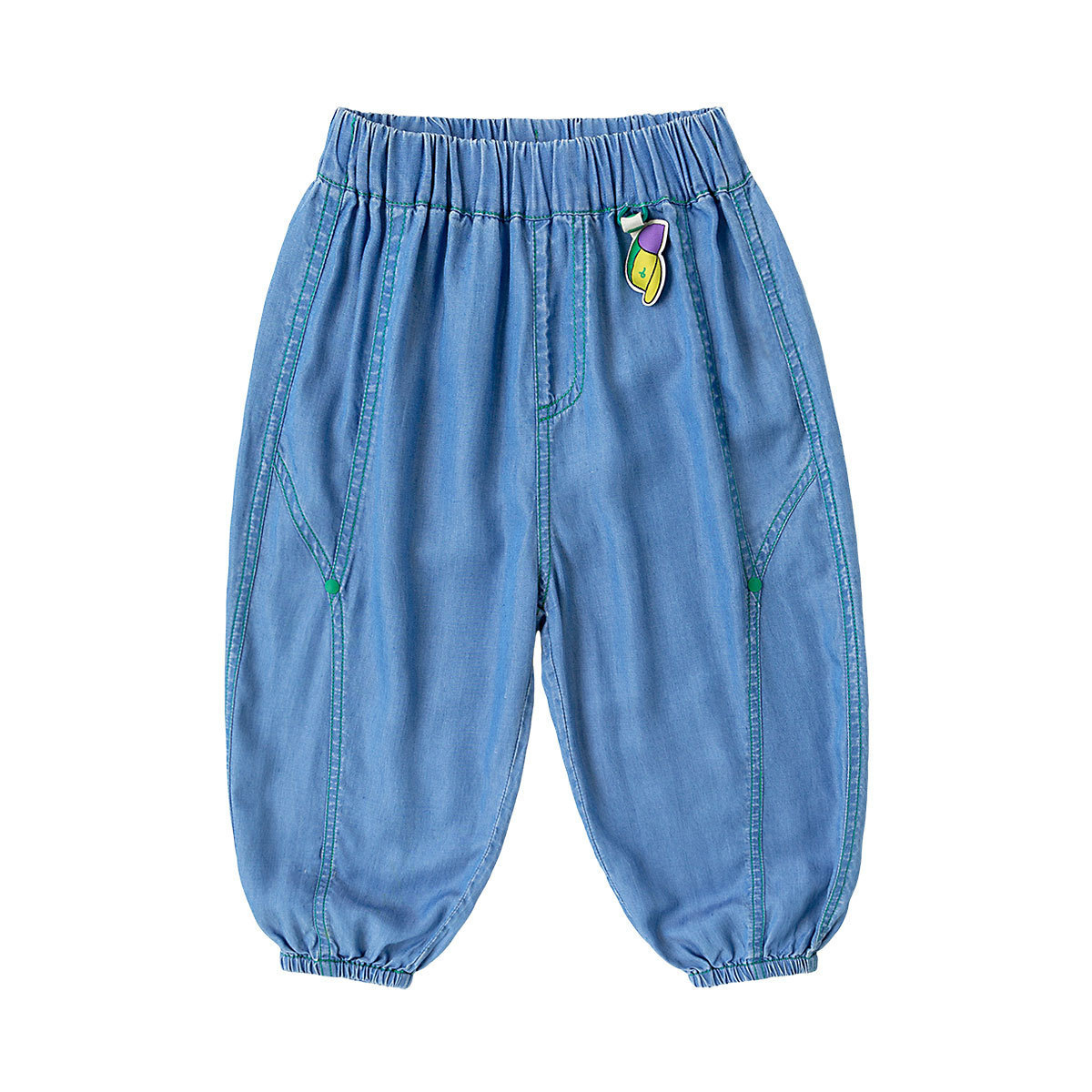 兒童天絲軟牛仔防蚊褲