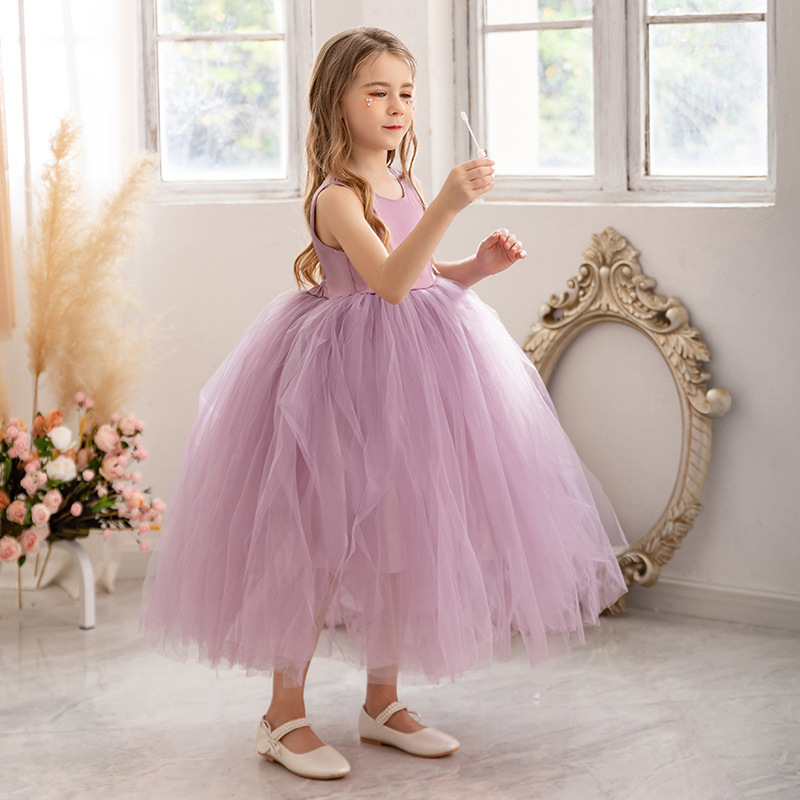 小女孩生日蓬蓬紗裙