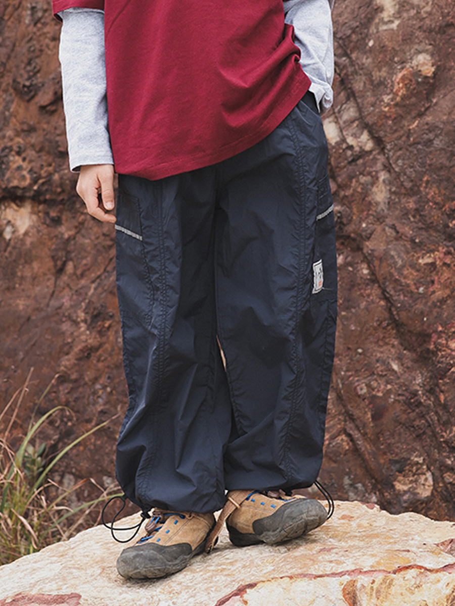 兒童防蚊褲南通抽繩束腳褲