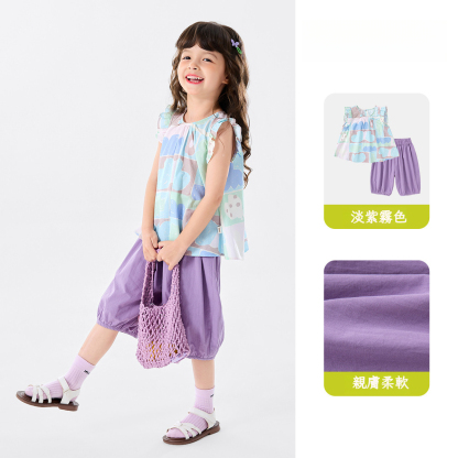 女童夏季輕薄套裝