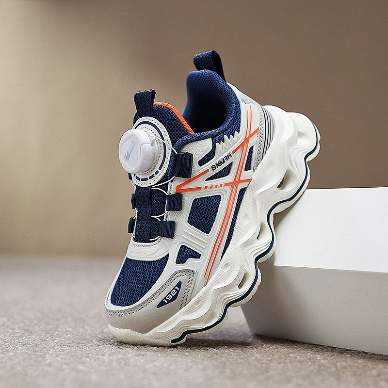 兒童新款雙網運動鞋