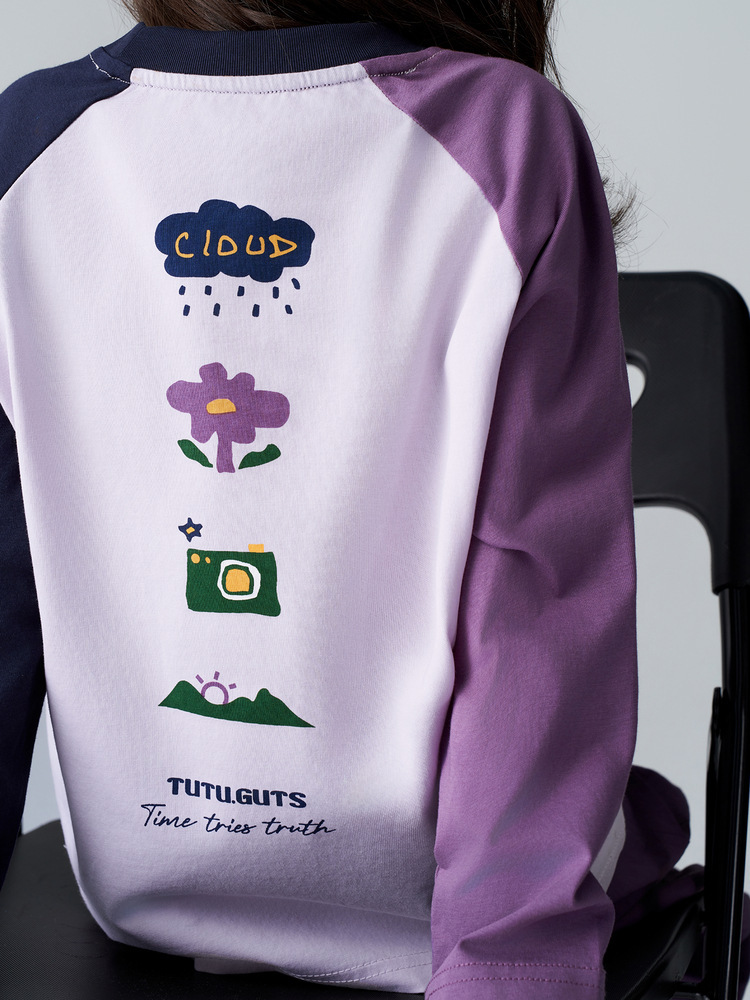 春季女童長袖T恤7A抗菌速乾