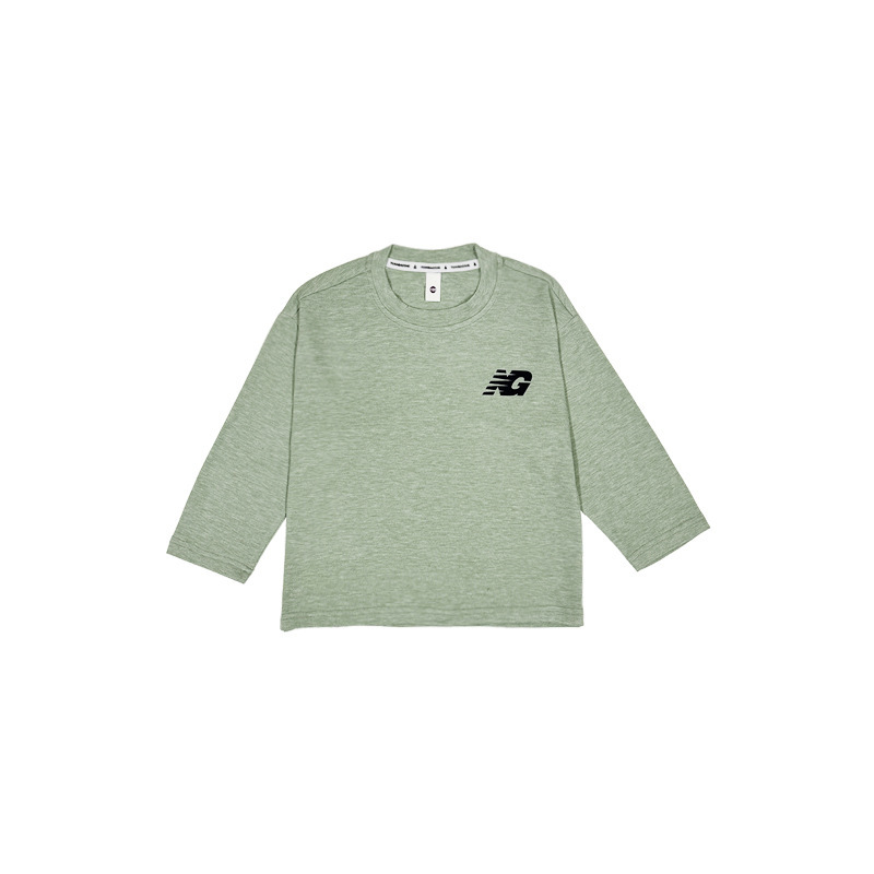 山系戶外兒童速乾T恤露營風長袖彩棉