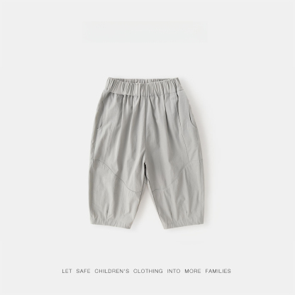 兒童工裝褲九分褲