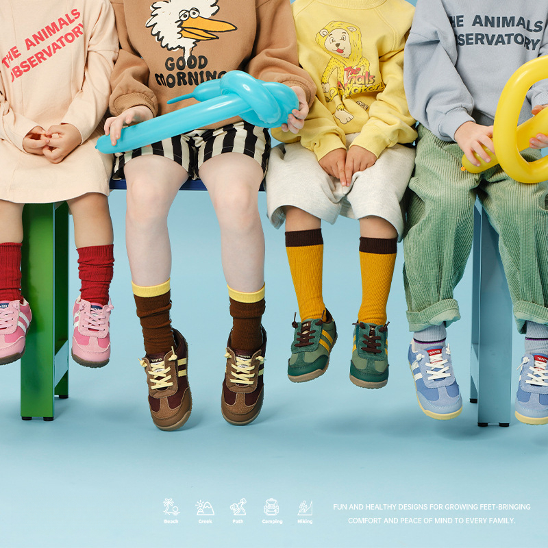 春秋男女童低幫板鞋