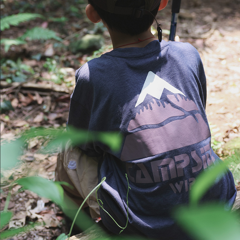 兒童山系戶外速乾T恤