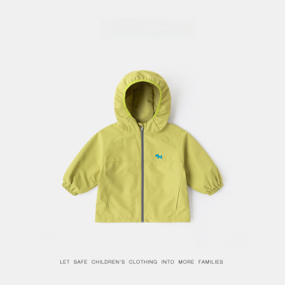 4級防潑水兒童軟殼加絨戶外夾克