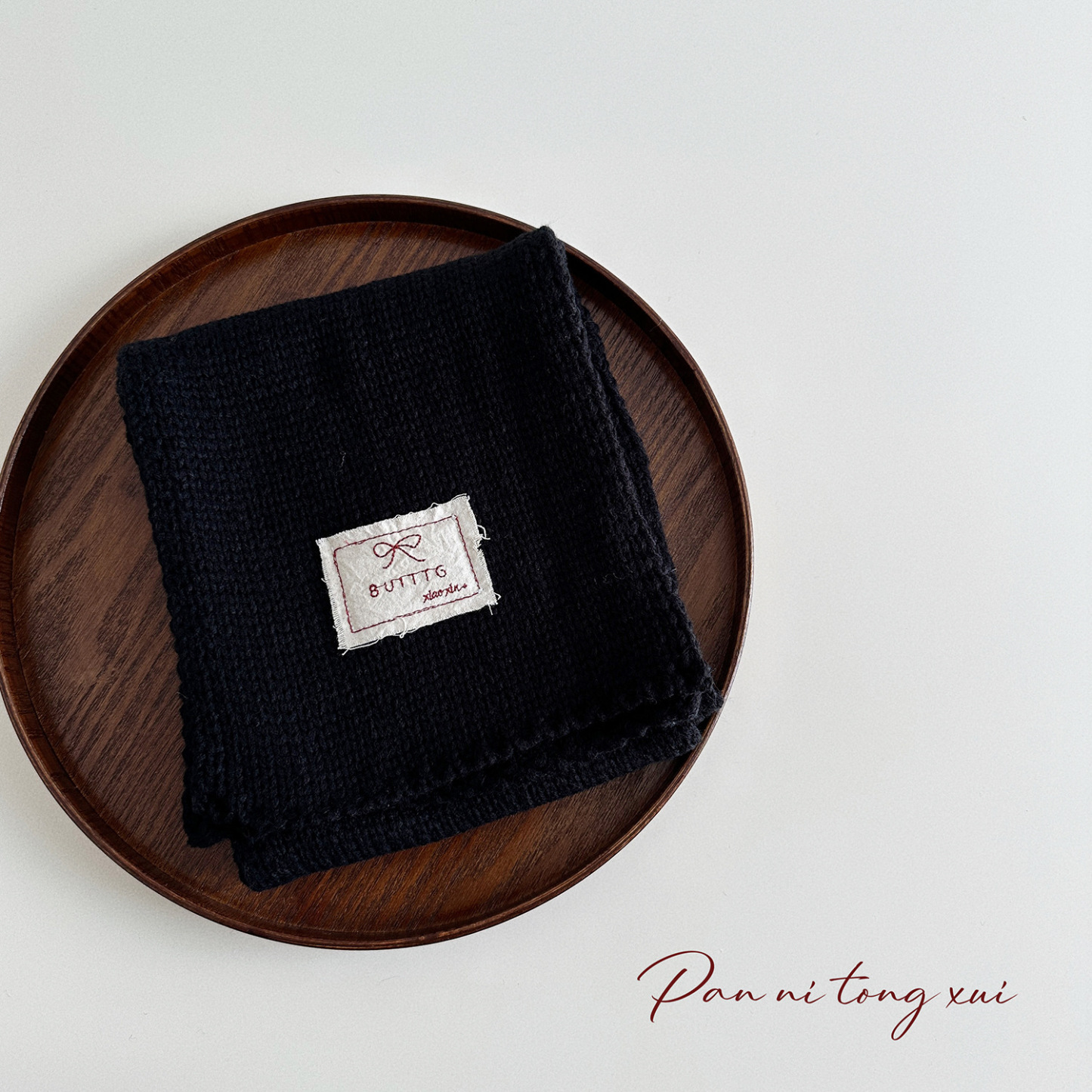 兒童純色秋冬保暖針織毛線圍脖