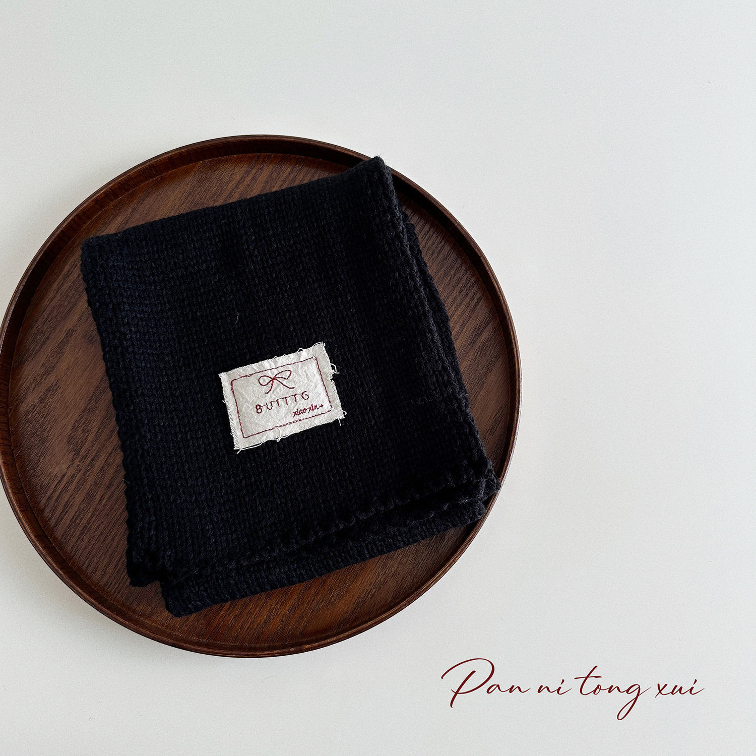 兒童純色秋冬保暖針織毛線圍脖