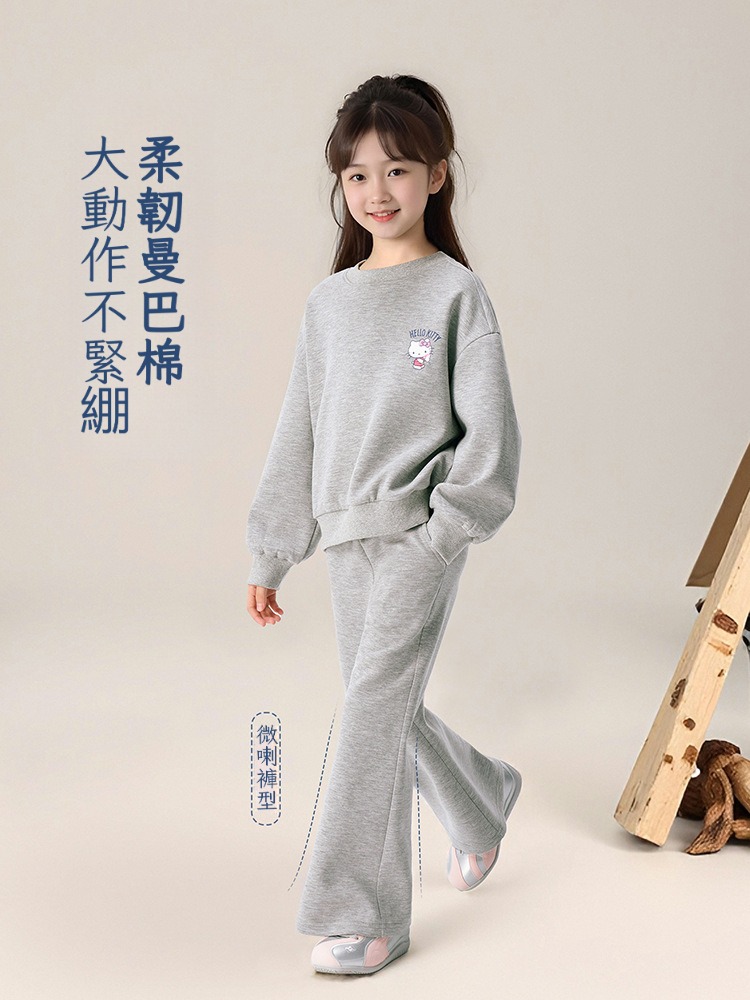 春季女童貓咪運動三件套