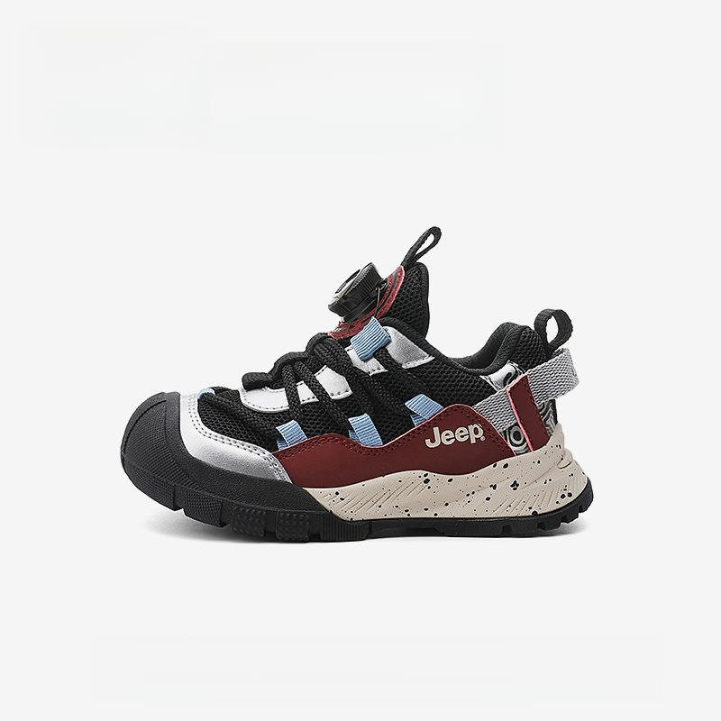 兒童秋季軟底防滑網面運動鞋